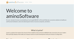 Desktop Screenshot of aminosoftware.com