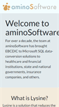 Mobile Screenshot of aminosoftware.com